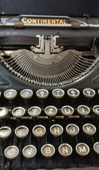psací stroj Continental, - 4