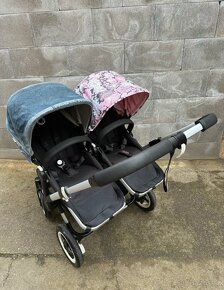 Sourozenecky kocarek Bugaboo donkey Diesel vcetne vybavy - 4