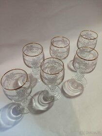 BOHEMIA KRYSTAL - SKLENICE na stopce 6x 60 ml - 4