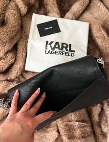 Kožená kabelka Karl Lagerfeld - 4