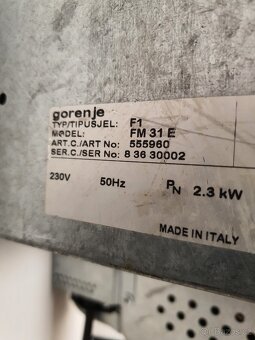 vestavná fritéza, NOVÁ, GORENJE, malá, GASTRO - 4