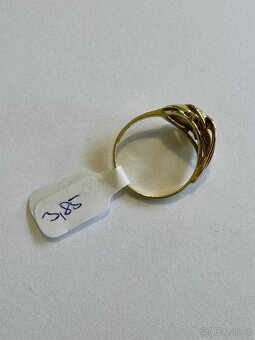 Zlatý prsten 14k 585/1000 - 4