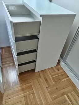 Ikea Malm komoda se 4 zásuvkami, bílá, 80x100 cm - 4