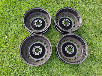 4x disk-sada 6,5Jx15 ET27, 4x108, Peugeot, Citroen+poklice - 4