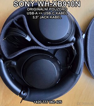 Prodám sluchátka SONY WH-XB910N - 4