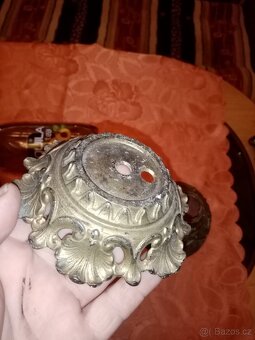 Zdobená na lustry lampy svítidla retro - 4