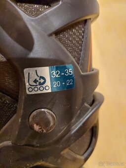 Dětské kolečkové brusle vel.32-35 - 4