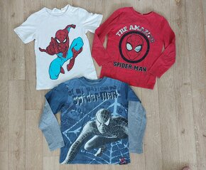 Chlapecká tílka, trička, dinosaurus, Spiderman, cca 6-11 let - 4