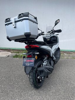 NOVÝ LINHAI SCOOTER BUCK 125 ADV E5+, GREY + PŘILBA ZDARMA - 4