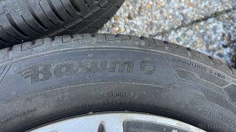 Plechová kola s letními pneu Barum 195/55 R15 - 6mm - 4