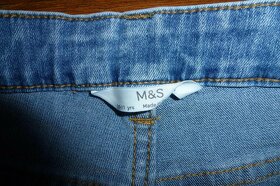 Dívčí džíny Marks & Spencer 134 - 4