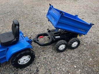 Traktor šlapací NEW HOLLAND TD 5050 s návěsem ROLLY TOYS - 4