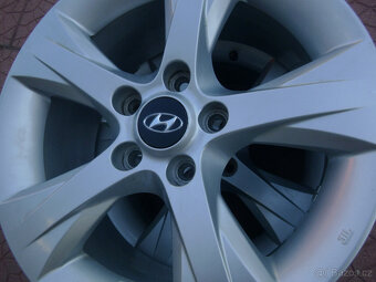 Alu sada disky originál Hyundai 5x114,3 7Jx16 ET40 - 4