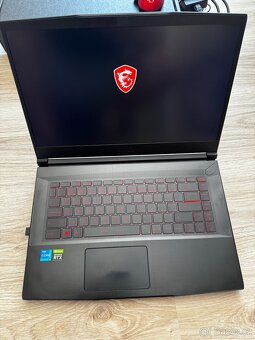 Herní notebook MSI GF63 RTX3050, 512 SSD+ 1TB - 4