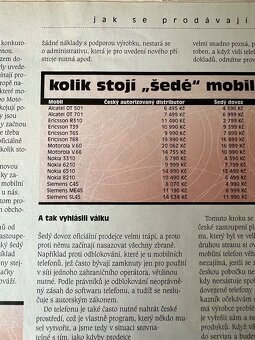 Mobility 3 - 2002 recenze Nokia, Ericson, Motorola - 4