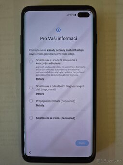Prodám mobilní telefon Samsung Galaxy S10+ dual SIM 128GB - 4