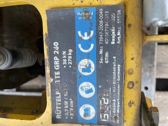 Vibrační deska Gude - 4