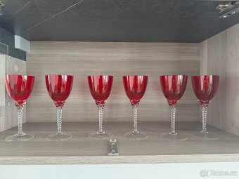 Set broušených sklenic na víno - 4