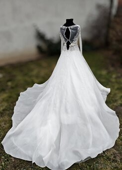 Svatební šaty S/M - 4