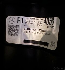 Kapitánské sedačky černá kůže Mercedes MB V-klasse W447 - 4
