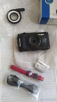Olympus TG-7 + LG-1 makro LED světlo - NOVÝ, v záruce - 4