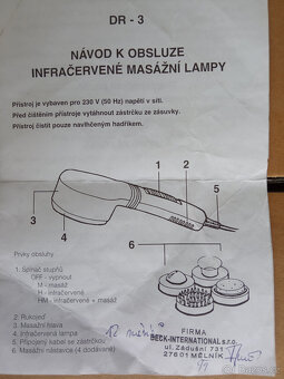Infračervená masážní lampa - 4