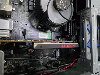 Úsporrné herní SFF PC/Ryzen 5/RX6400/32GB RAM/500GB SSD - 4