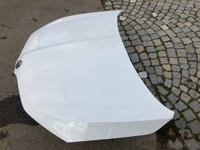 kapota škoda octavia 3,III, facelift bílá candy LF9E - 4