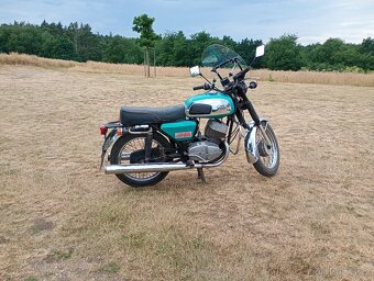 Jawa 350 634 zelená metalíza - 4