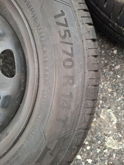 Letní kola a pneu Fabia 175/70/14 5x100 - 4