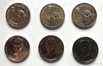 34 prezidentských dolarů – luxusní zlatá sada - 4