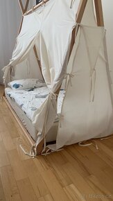 Dřevěná postýlka 70 × 140 cm - 4