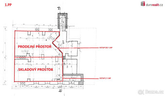 Komerční prostor - prodejna 150m2, centrum, Hodonín - 4