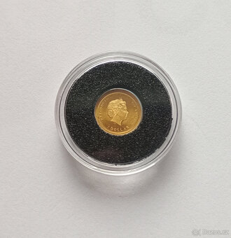 Zlatá medile – Jan Pavel II. (2010), Proof, 0,5 g Au 999,9 - 4