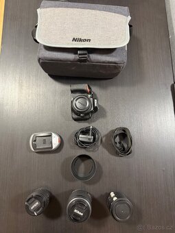 Nikon D5600+ objektivy+příslušenství - 4
