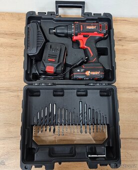 HECHT 1246 2x 2,0 Ah + nabíječka + kufr - 4