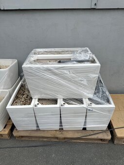 Samozavlažovací květináče PVC - více kusů - 4