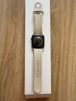 Apple Watch Series 7 Cellular 45 mm stříbrná nerez - 4