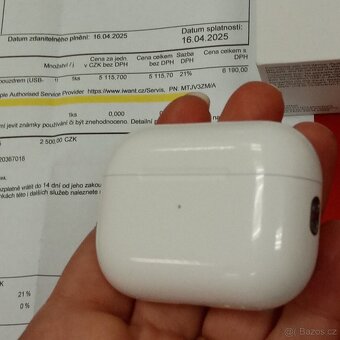 Apple AirPods Pro 2gen (2023) MTJV3M/A záruka 4/2027 Smarty - 4