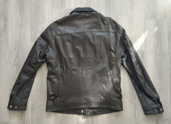 Pánská kožená bunda Massimo Dutti - vel. L/XL - 4