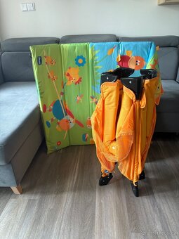 Dětská cestovní ohrádka/postýlka Chicco – skládací, oranžová - 4
