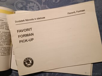 Návod k obsluze: favorit, forman, pick-up - 4