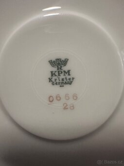 Elegantní porcelánový set KPM (Krister Porzellan-Manufaktur) - 4