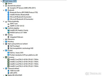 Dell Vostro 5470 dotykový i5-4210U 8GB 2xGPU SSD W11Pro - 4