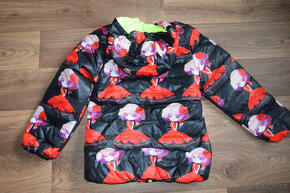 Módní šusťáková dívčí bunda, kabátek vel.128 NOVÁ - 4