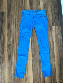 Nebeský modré kalhoty Armani jeans - 4