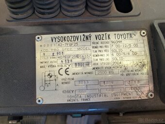 Vysokozdvižný vozík toyota 42-7FGF25 - 4