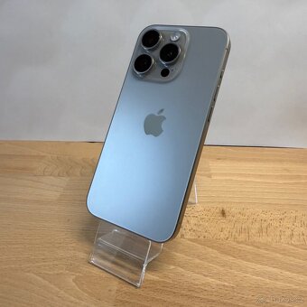 iPhone 15 Pro 256GB, nature, 100% baterie, eSIM (rok záruka) - 4