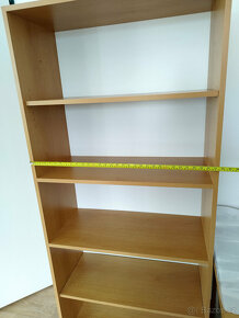 Skříň knihovna s poličkami 180x80cm - 4