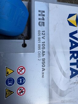 Prodám baterii VARTA 105 Ah 950A - 4